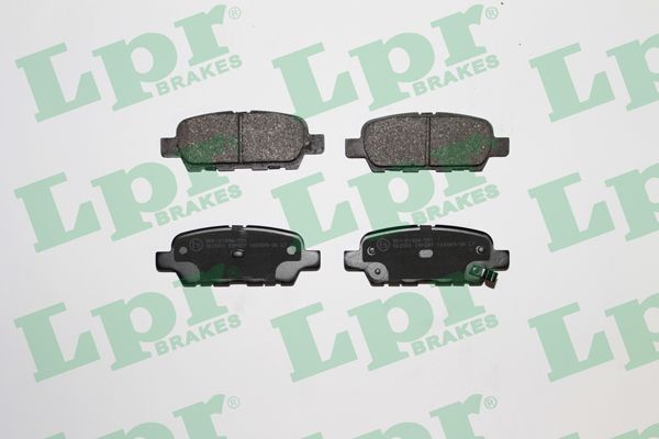 LPR Комплект тормозных колодок, дисковый тормоз 05P857