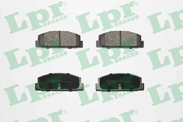LPR Комплект тормозных колодок, дисковый тормоз 05P876