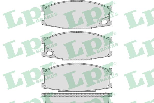 LPR Комплект тормозных колодок, дисковый тормоз 05P892