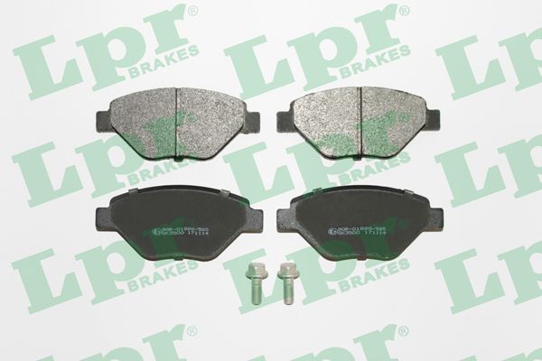 LPR Комплект тормозных колодок, дисковый тормоз 05P910