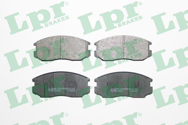 LPR Комплект тормозных колодок, дисковый тормоз 05P932