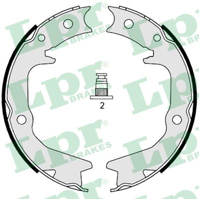 LPR Комплект тормозных колодок, стояночная тормозная с 08920