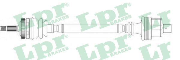 LPR Приводной вал DS39074