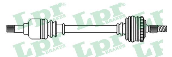 LPR Приводной вал DS52050