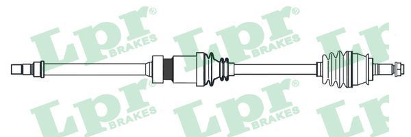LPR Приводной вал DS52268