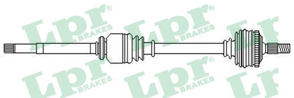 LPR Приводной вал DS52355