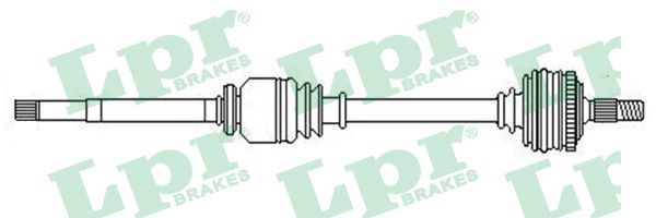 LPR Приводной вал DS52451