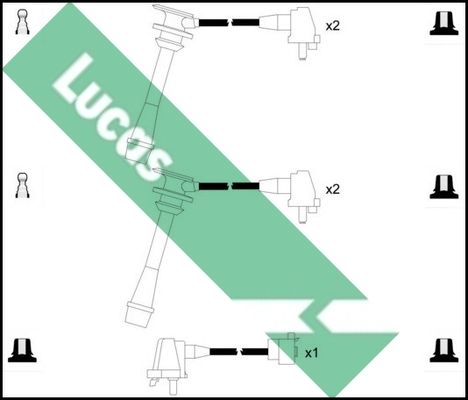 LUCAS Süütesüsteemikomplekt LUC4553