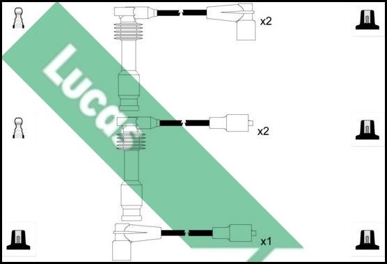 LUCAS Комплект проводов зажигания LUC4603