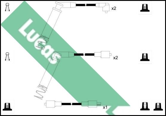 LUCAS Süütesüsteemikomplekt LUC4605