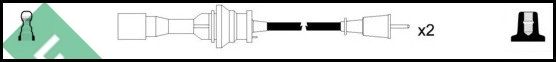 LUCAS Комплект проводов зажигания LUC4617