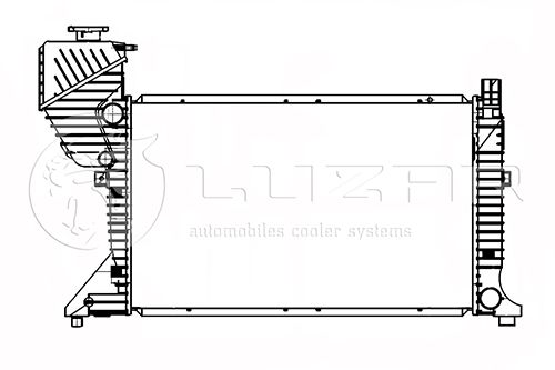 LUZAR Radiaator,mootorijahutus LRc 1550