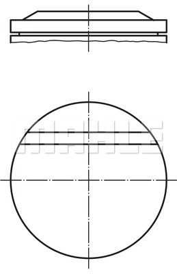 MAHLE Поршень 002 72 00