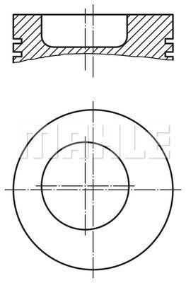 MAHLE Поршень 002 79 00