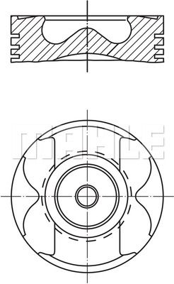 MAHLE Поршень 004 59 02