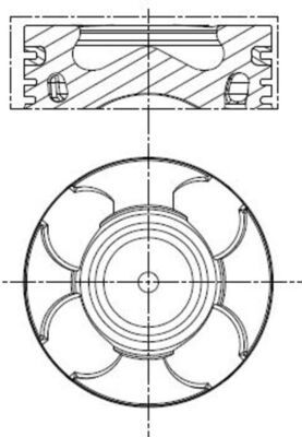 MAHLE Kolvid 012 09 03