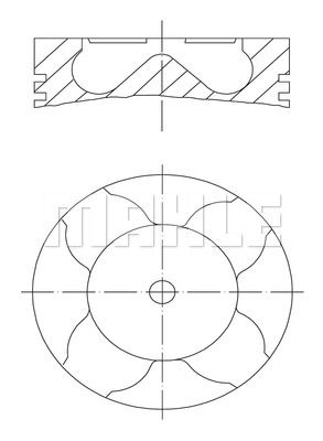 MAHLE Kolvid 012 11 00