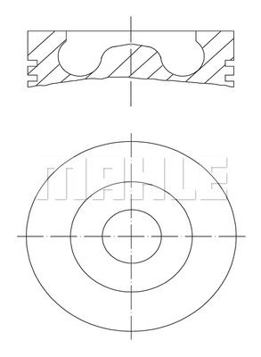 MAHLE Kolvid 013 PI 00114 000