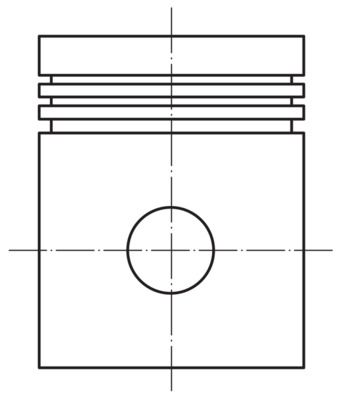 MAHLE Поршень 014 80 00