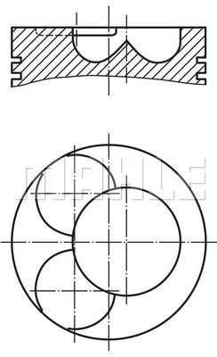 MAHLE Поршень 028 06 01