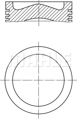 MAHLE Поршень 038 89 00