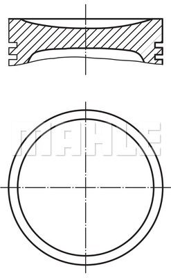 MAHLE Поршень 039 64 00