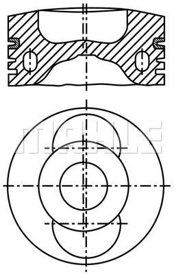 MAHLE Поршень 099 92 00