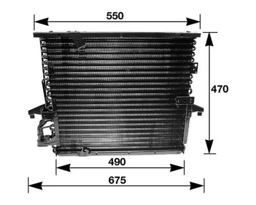 MAHLE Kondensaator,kliimaseade AC 147 000S