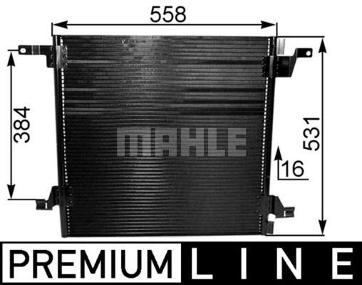 MAHLE Kondensaator,kliimaseade AC 259 000P