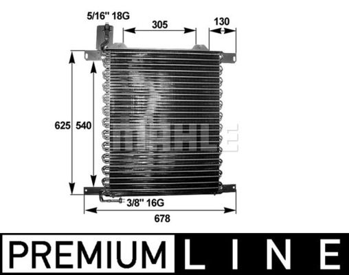 MAHLE Kondensaator,kliimaseade AC 279 000P