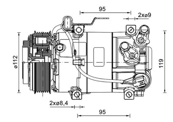 MAHLE Kompressor,kliimaseade