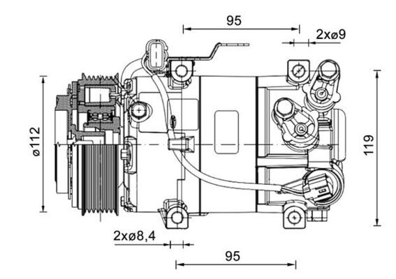 MAHLE Kompressor,kliimaseade