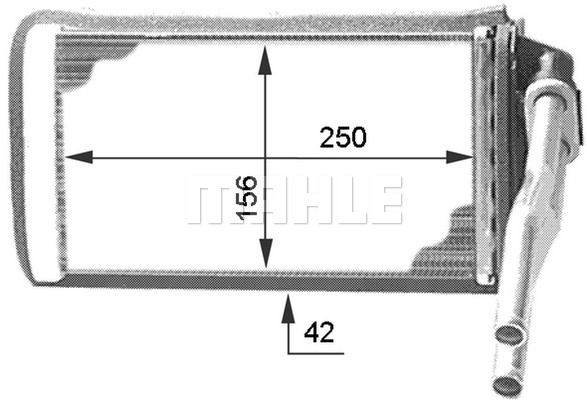MAHLE Soojusvaheti,salongiküte AH 109 000P