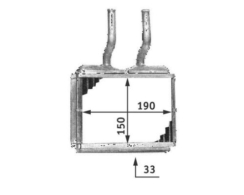 MAHLE Теплообменник, отопление салона AH 139 000S