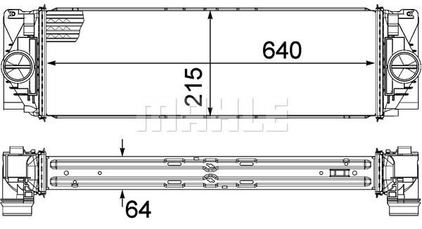 MAHLE Kompressoriõhu radiaator CI 368 000P