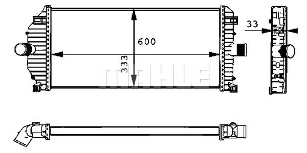 MAHLE Интеркулер CI 50 000P