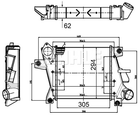 MAHLE Интеркулер CI 507 000S