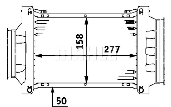 MAHLE Kompressoriõhu radiaator CI 73 000P