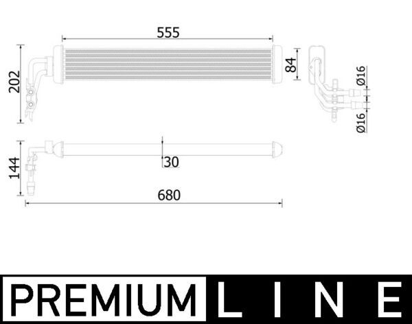 MAHLE Õliradiaator, automaatkast CLC 223 000P