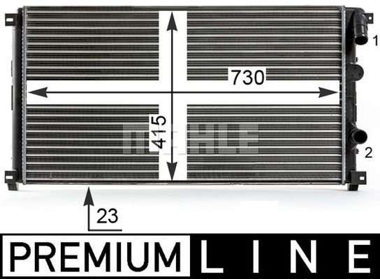 MAHLE Radiaator,mootorijahutus CR 13 000P