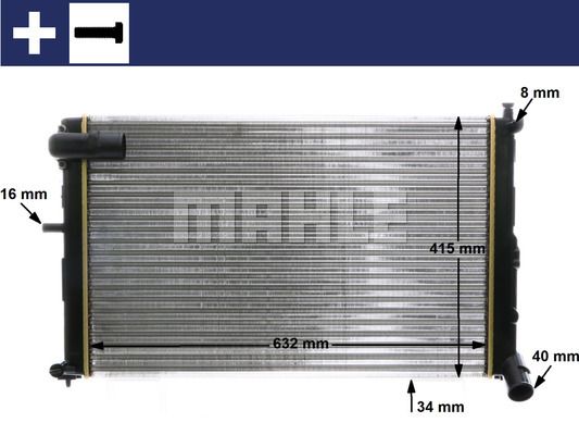 MAHLE Radiaator,mootorijahutus CR 171 000S