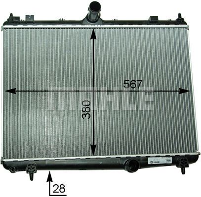 MAHLE Radiaator,mootorijahutus CR 2113 000P