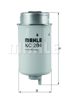 MAHLE Kütusefilter KC 204