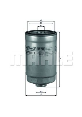 MAHLE Fuel filter