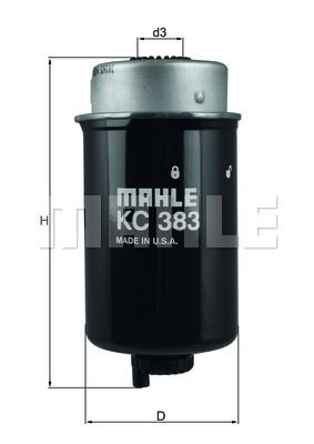 MAHLE Kütusefilter KC 383