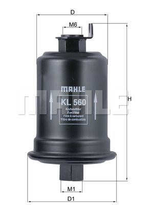 MAHLE Kütusefilter KL 560