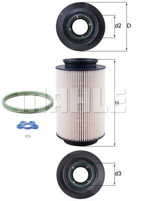 MAHLE Топливный фильтр KX 178D