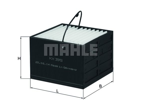 MAHLE Топливный фильтр KX 395