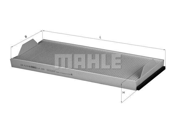 MAHLE Filter,salongiõhk LA 358