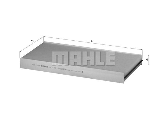 MAHLE Filter,salongiõhk LA 494